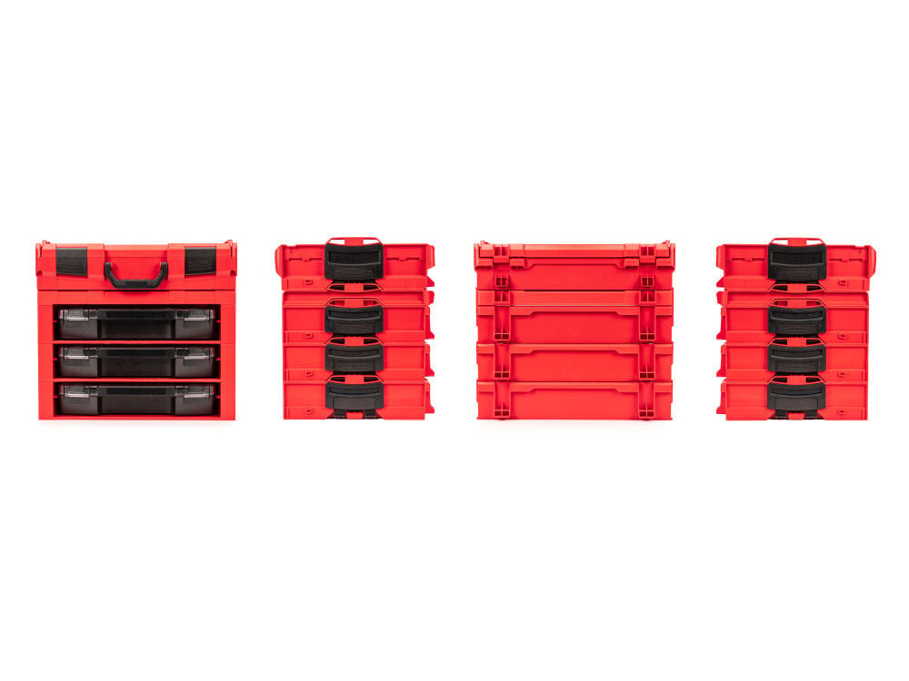 Tekton 3-Drawer Stack with Shallow Tool Box and Organizer Bins, large image number 2