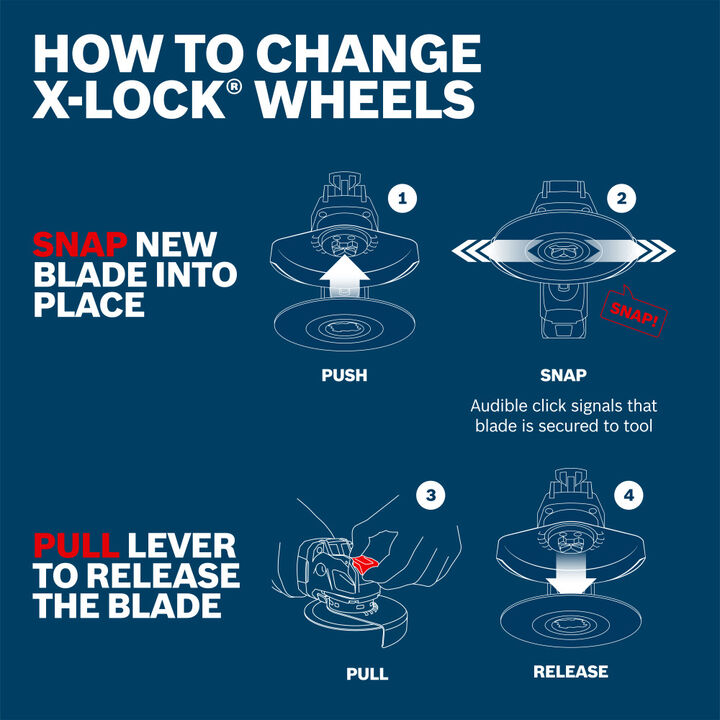 Bosch X-LOCK 4 1/2 Inch Xtreme Segmented Rim Diamond Blade for Cured Concrete, large image number 8
