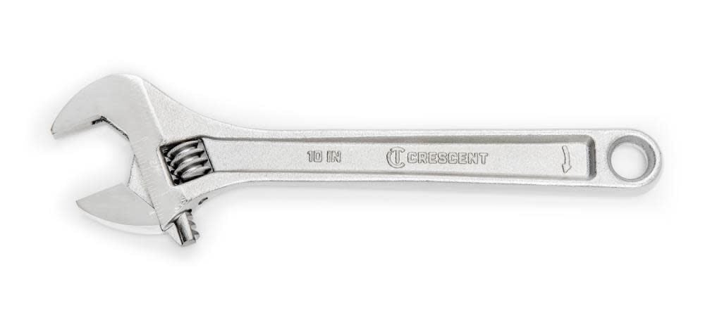 Crescent Adjustable Wrench 10 In. Chrome Finish, large image number 1