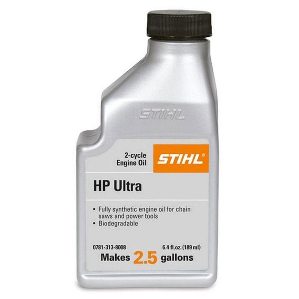 Stihl HP Ultra Fully Synthetic 2-Cycle Engine Oil 50:1 2.5 Gal Mix 6.4 oz, large image number 1