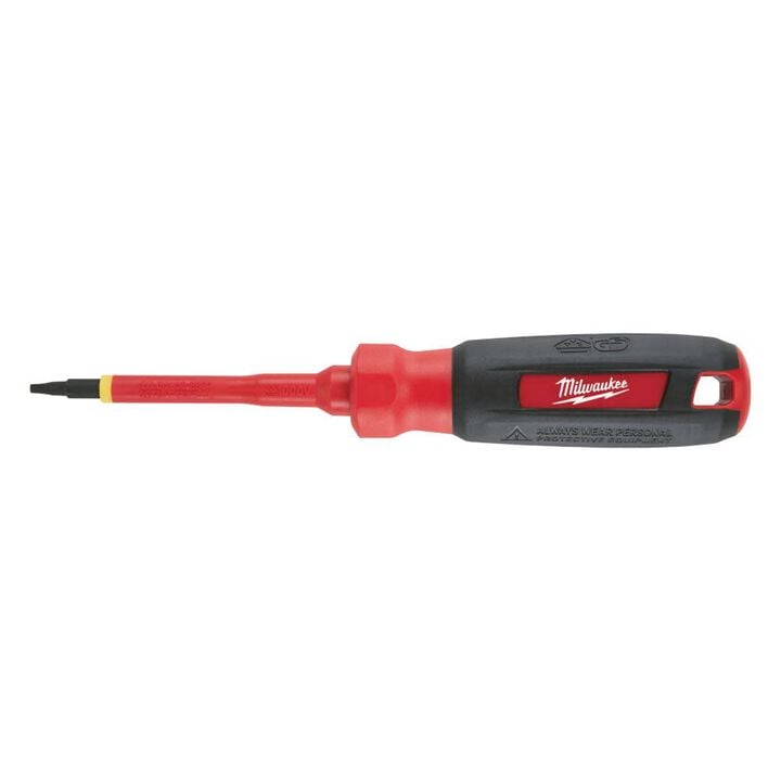Milwaukee #1 Square 3 in. 1000V Insulated Screwdriver