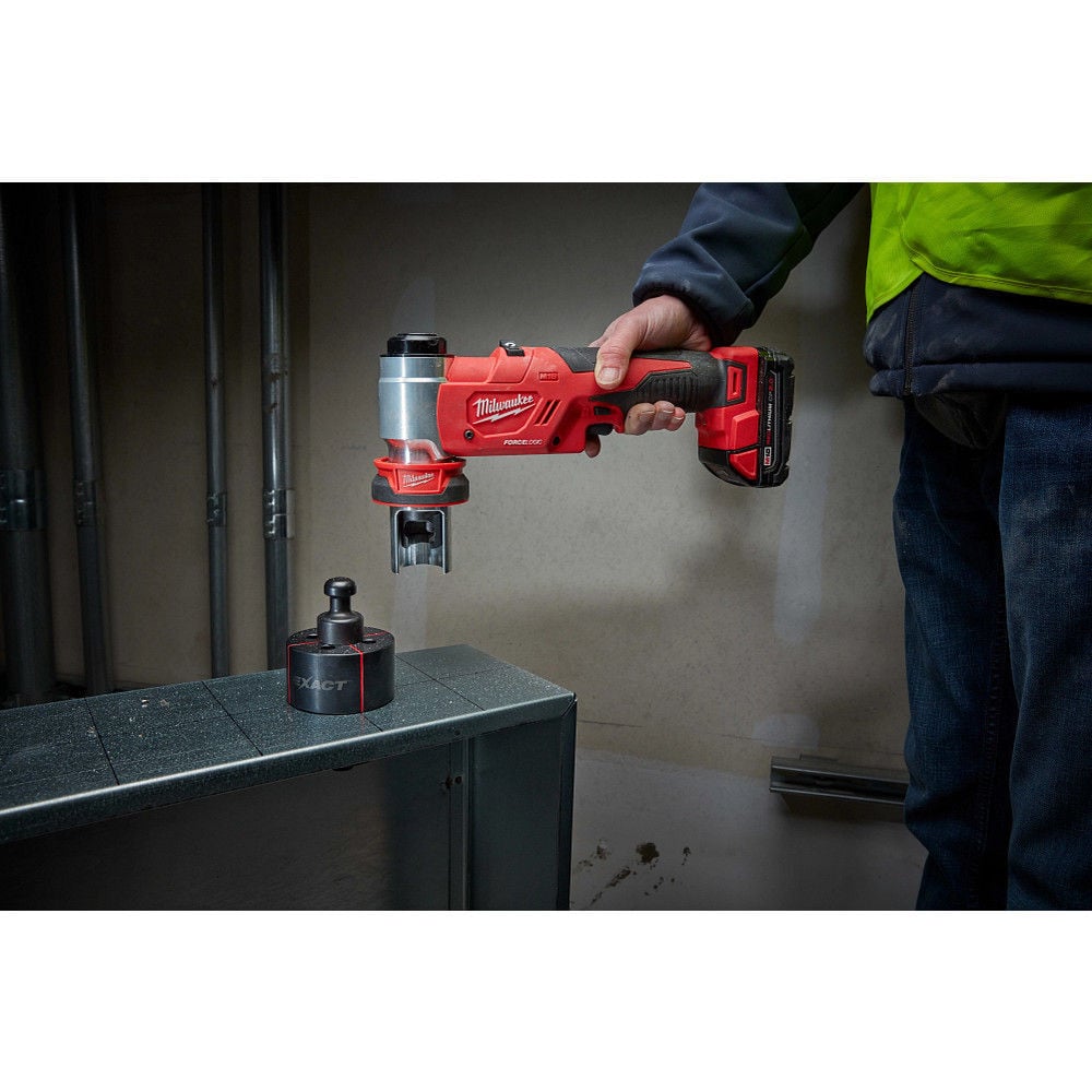 Milwaukee M18 FORCE LOGIC 6 Ton Knockout Tool 1/2 Inch - 2 Inch (Bare Tool), large image number 8