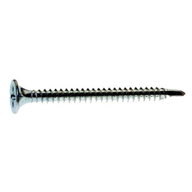 Pro Twist 6 In. x 1-1/4 In. Self Drilling Bugle Head Zinc