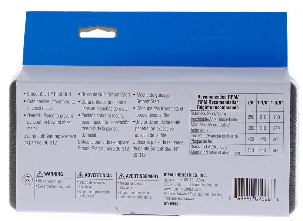 Ideal Industries TKO Carbide Tipped Hole Cutter 4 piece Kit, large image number 2