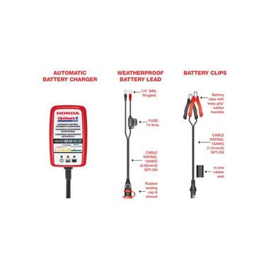 Honda Optimate 1 DUO Automatic Battery Maintainer, large image number 1