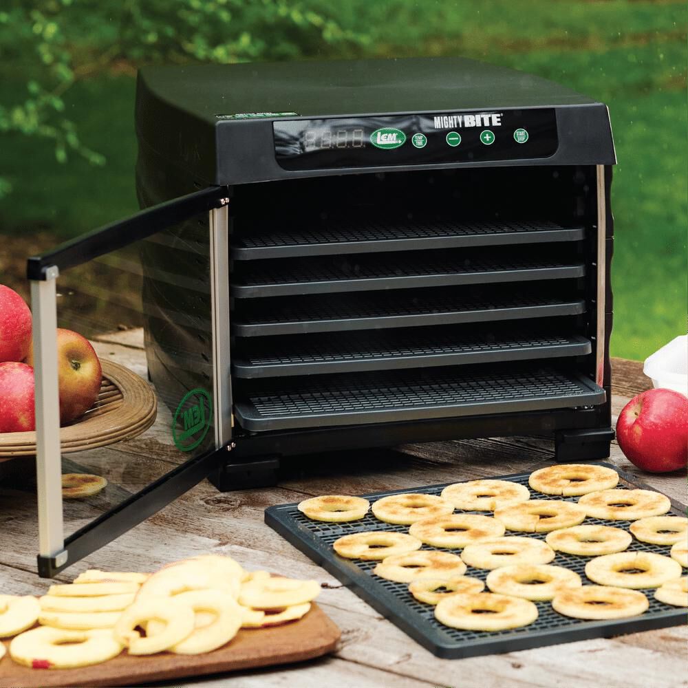 LEM MightyBite Polypropylene and ABS Black 6-Tray Food Dehydrator, large image number 11
