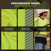 Ergodyne GloWear 8278BK Womens Performance Class 2 Long Sleeve Shirt, small image number 4
