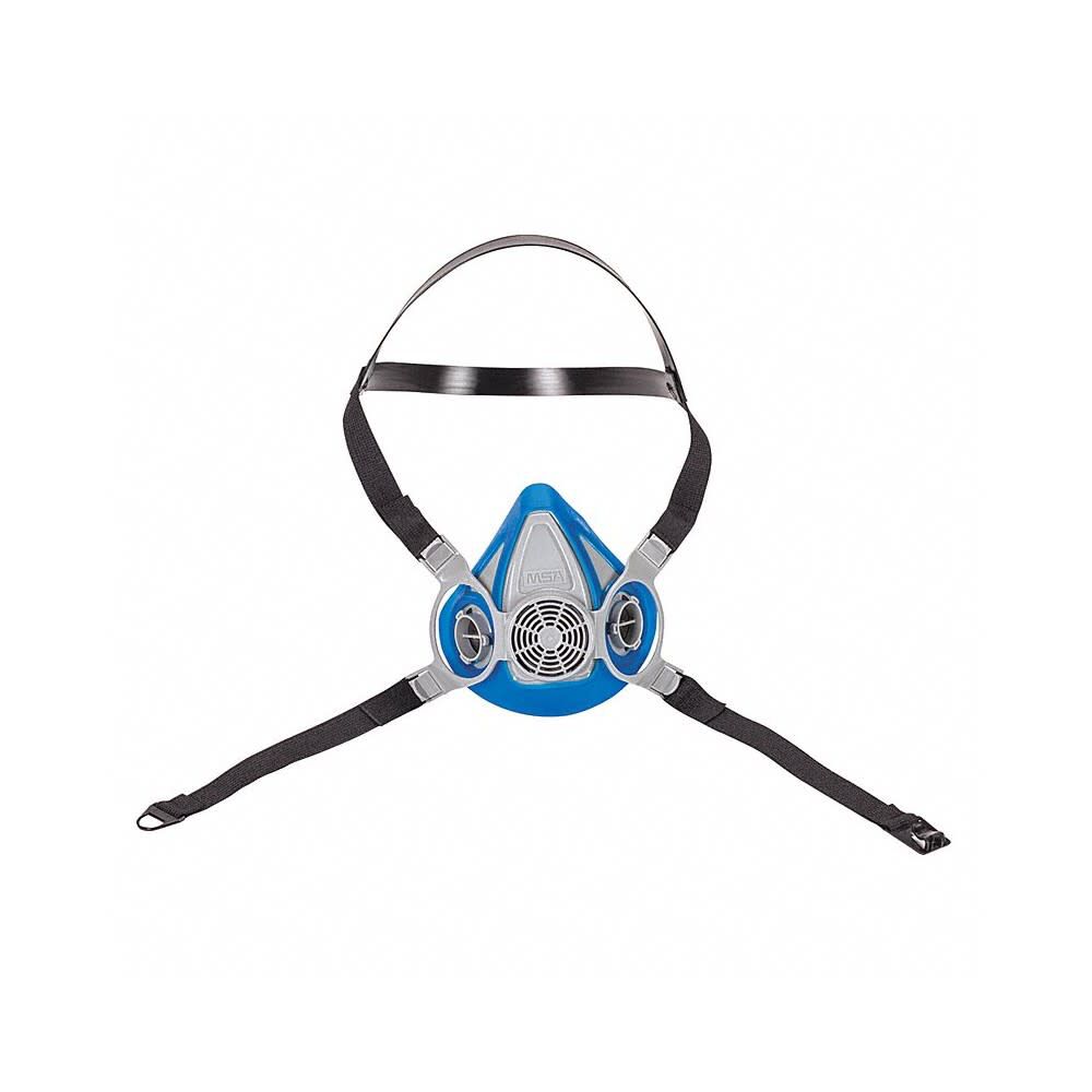 MSA Safety Works Advantage 200 LS Rubber Half-Mask Respirator, Blue, Small, large image number 1