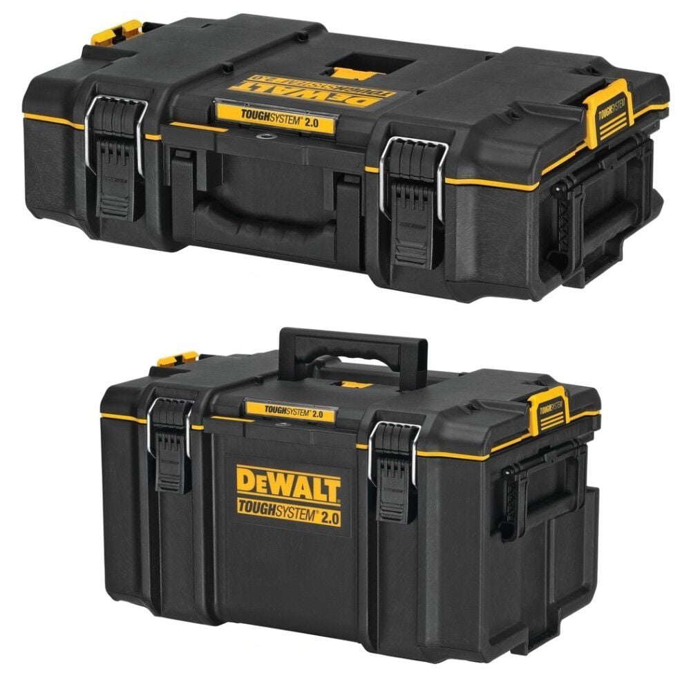 DEWALT ToughSystem 2.0 Toolbox & ToughSystem 2.0 Large Toolbox Bundle – DEW000011285