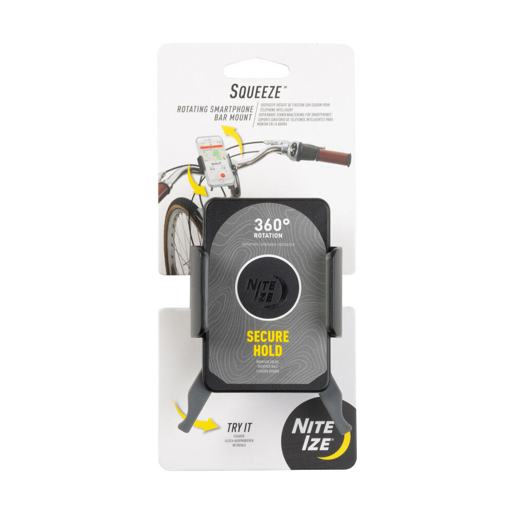 Nite Ize Squeeze Rotating Smartphone Bar Mount – SUSBM-01-R3