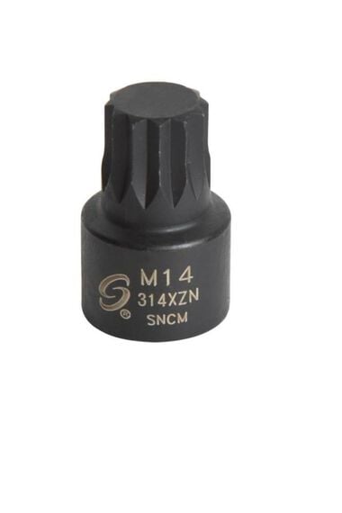 Sunex 3/8 Inch Drive M14 Stubby Triple Square  Impact Socket