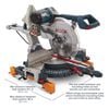 Bora Portamate Miter Saw Stand with Pedestal Roller, small