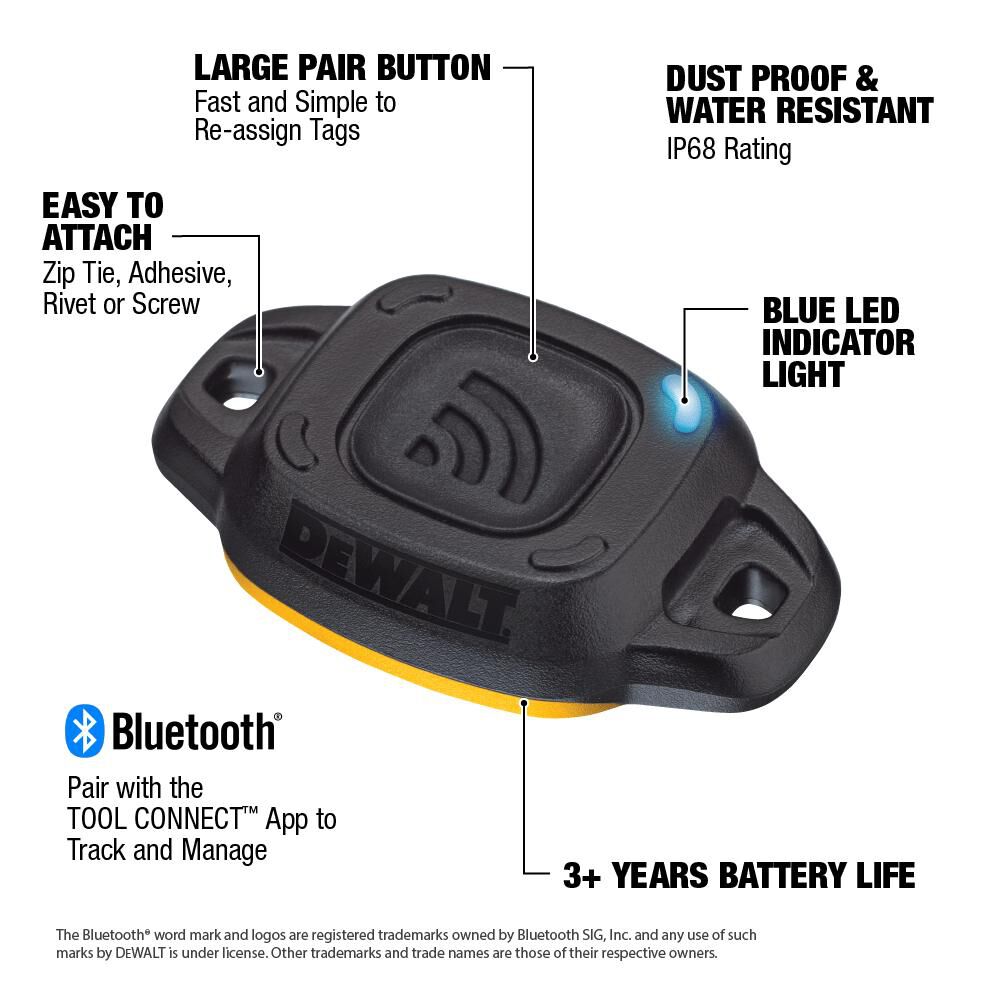 Dewalt tool connect tag deals