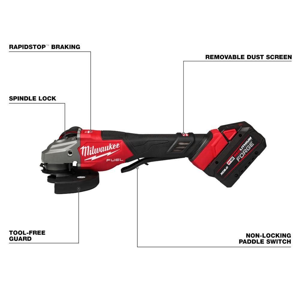 Milwaukee M18 Fuel 4 1 2 Inch 6 Inch Braking Grinder Paddle Switch Kit 3670 22 Simolary simolary.com 8