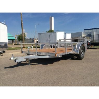 Legend Premium Trailers 10ft Legend Open Deluxe Single Axle Aluminum Utility Trailer