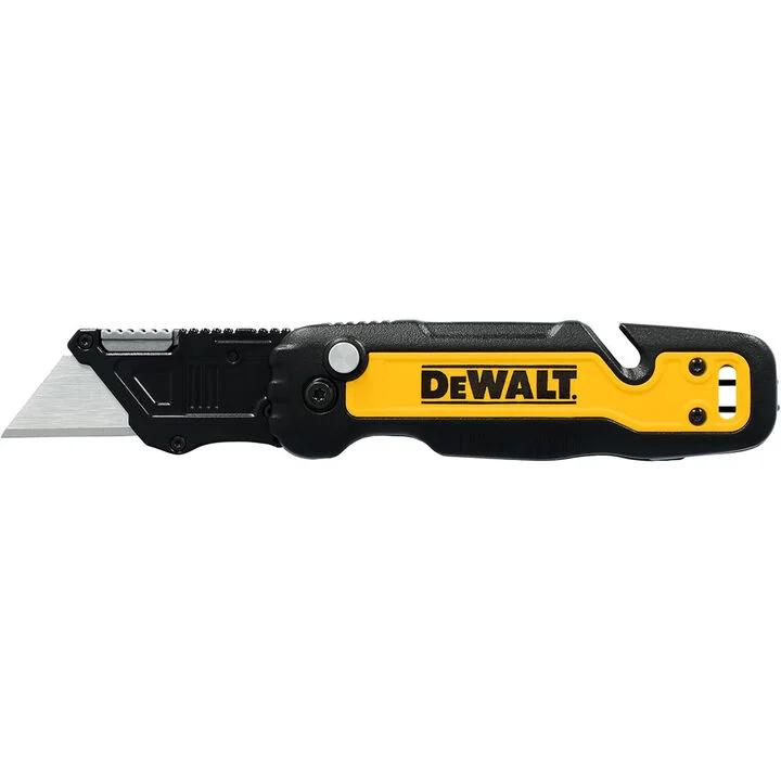 DEWALT Push & Flip Folding Utility Knife with Storage