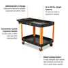 GEARWRENCH 46 Inch 2 Shelf Heavy Duty Utility Cart, small image number 2