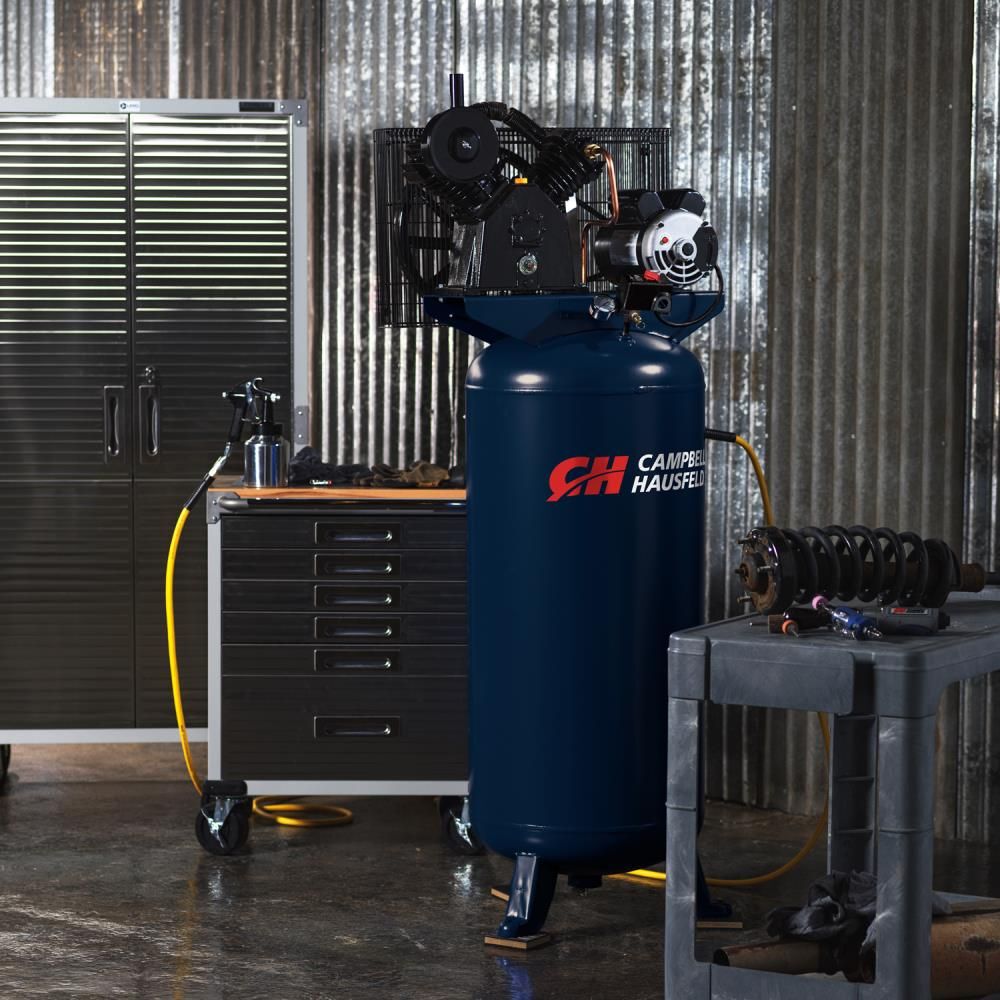 Campbell Hausfeld 60 Gallon 175 PSI 2 Stage Vertical Stationary Air Compressor, large image number 4