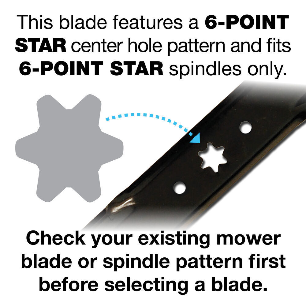 Cub Cadet 23 1/4 Inch Length Premium 2 in 1 Blade for 46 Inch Cutting Decks, large image number 3