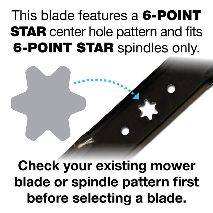 Cub Cadet 23 1/4 Inch Length Premium 2 in 1 Blade for 46 Inch Cutting Decks, large image number 2