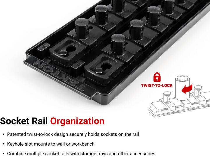 Tekton 1/2 Inch 12 Point Socket Set, 16 Pieces (3/8 - 1-5/16 Inch), large image number 5