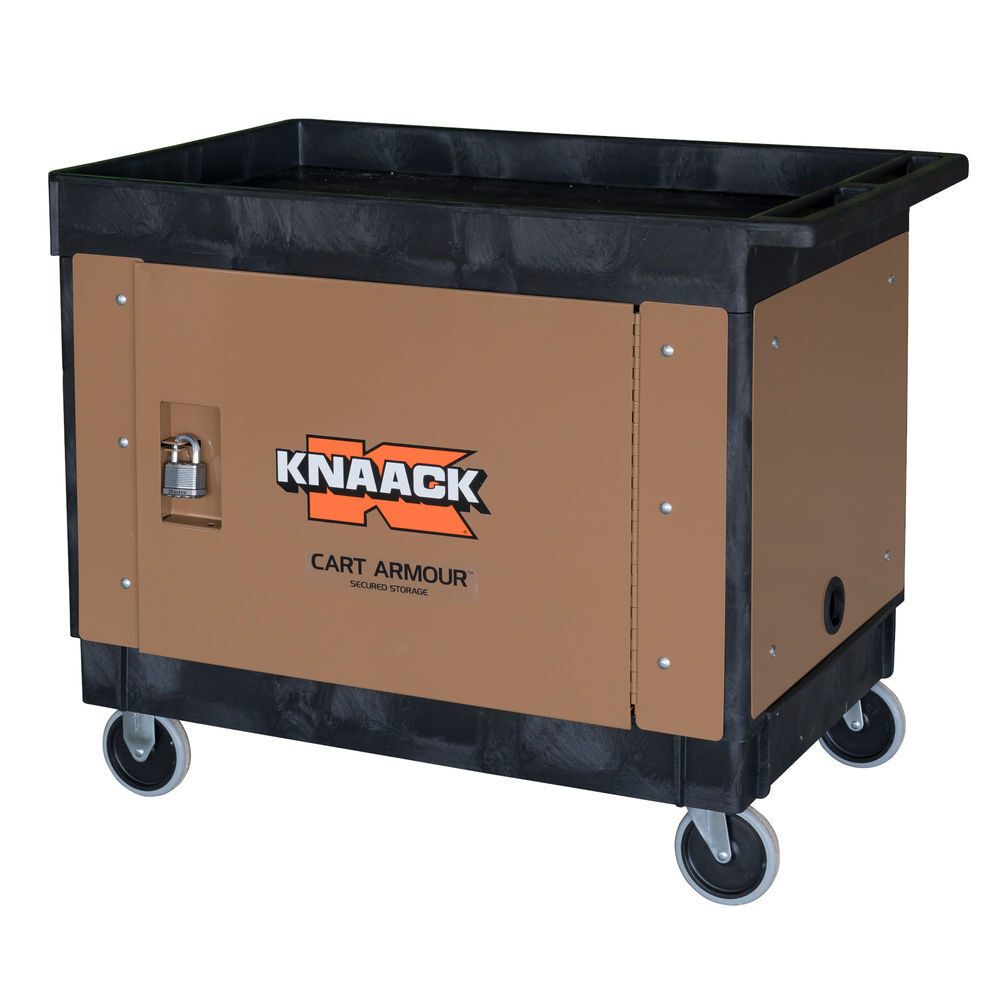 Knaack Cart Armour Mobile Cart Security Paneling for Rubbermaid #9T67-00 & ULINE H2504XX Utility Carts, large image number 1