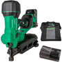 Metabo HPT 18V MultiVolt Brushless 1-3/4 Inch Coil Roofing Nailer Kit