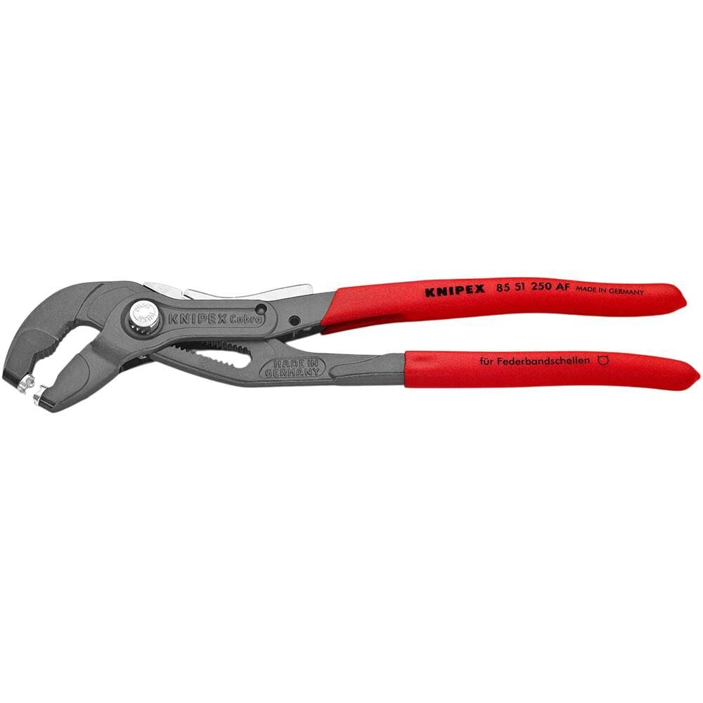 Knipex Spring Hose Clamp Pliers with Retainer 250mm – 85 51 250 AF
