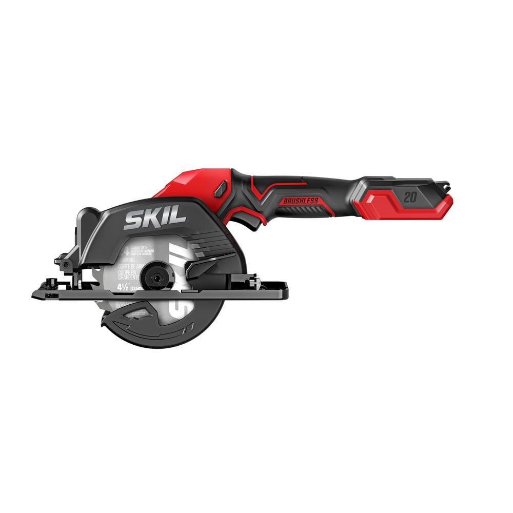 SKIL PWRCORE 20 Brushless 20V 4-1/2 In Compact Circular Saw (Bare Tool), large image number 2