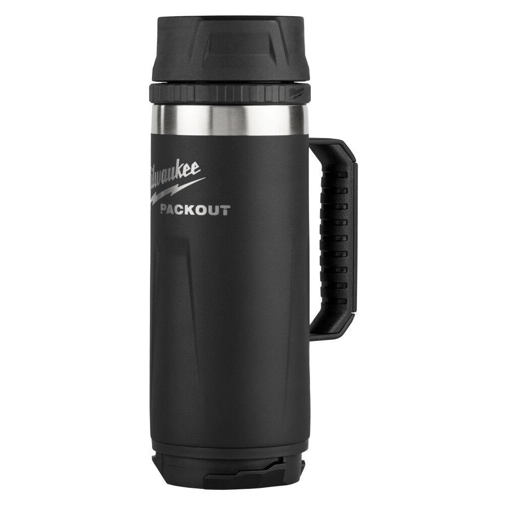 Milwaukee PACKOUT 18 Oz Insulated Mug with Sip Lid Black – 48-22-8394B