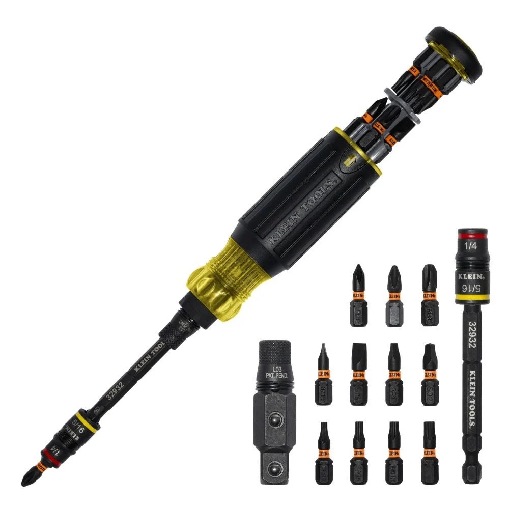 Klein Tools KNECT 16-in-1 Impact Rated Hybrid Screwdriver/Nut Driver, large image number 1