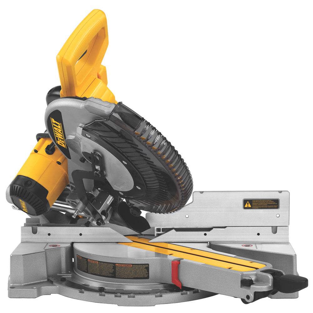 DEWALT 12 Double Bevel Sliding Compound Miter Saw with Heavy Duty Miter Saw Stand, large image number 14