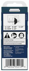 Bosch 1 1/2in x 5/8in Carbide Tipped Classical Router Bit, small image number 4
