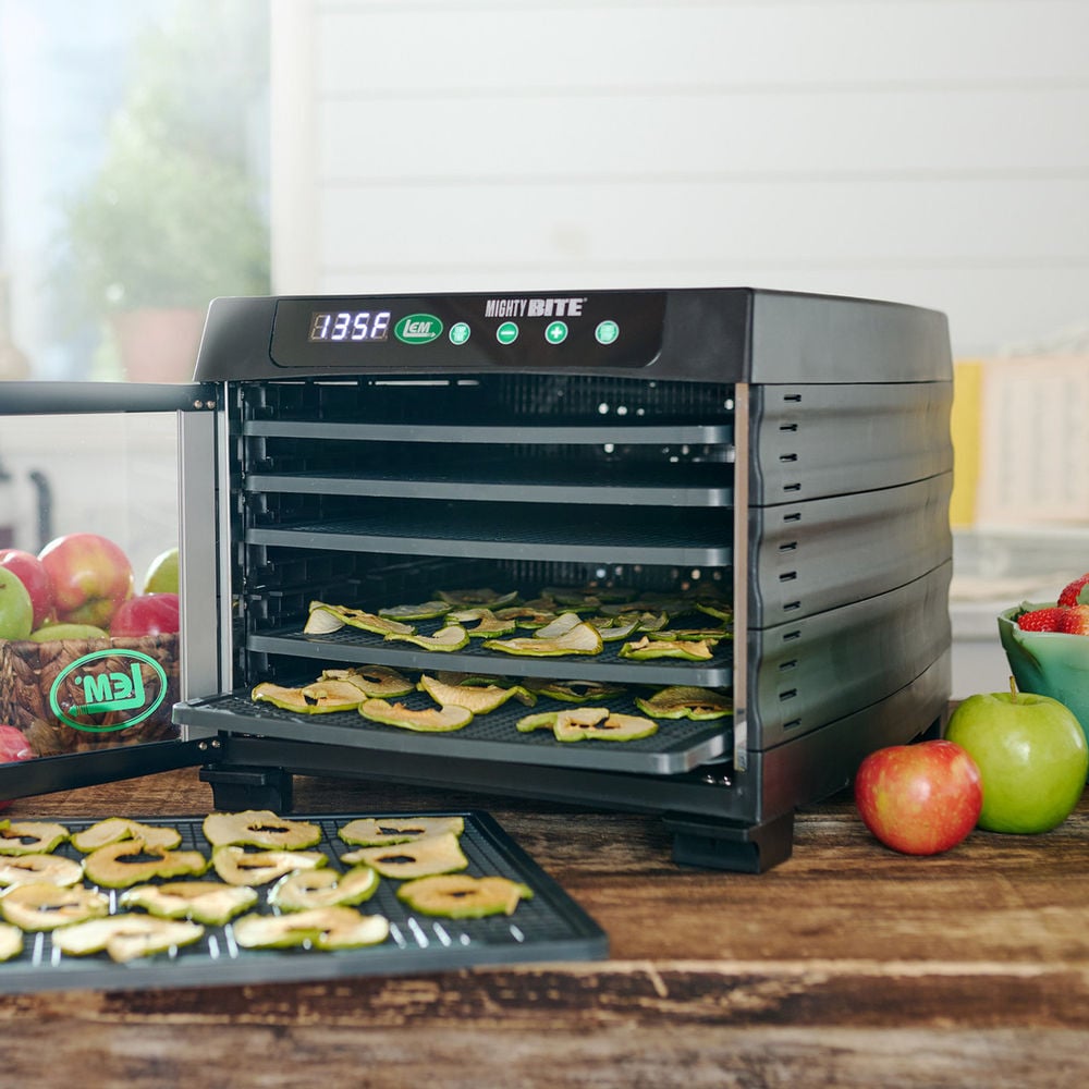 LEM MightyBite Polypropylene and ABS Black 6-Tray Food Dehydrator, large image number 8
