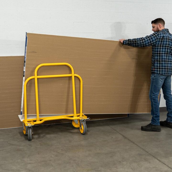 Metaltech Build Man Residential Welded Drywall Cart, large image number 2