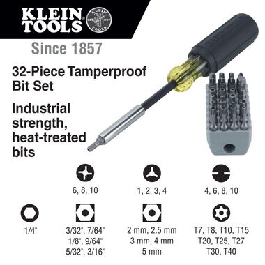 Klein Tools Tamperproof Magnetic Bits 32 Pc, large image number 2