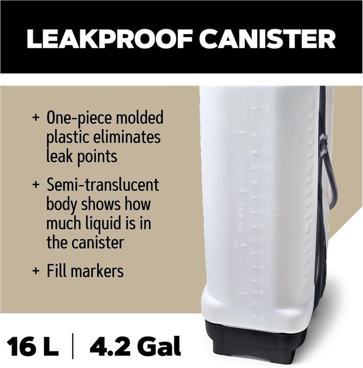 Oregon 16 Liter Tank Capacity Multi Purpose Manual Backpack Sprayer, large image number 2