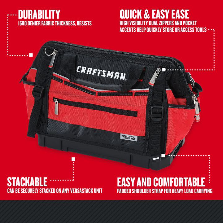 CRAFTSMAN VERSASTACK 17 Inch Tool Bag, large image number 4