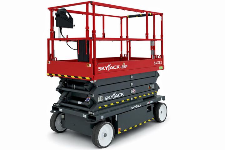 Skyjack SJ4726E 26 Ft E-Drive Electric Slab Scissor Lift Used 2024