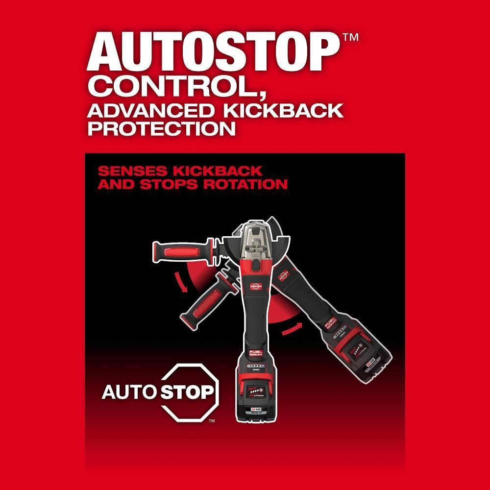 Milwaukee M18 FUEL 4-1/2 in / 5 in Dual-Trigger Braking Grinder (Bare Tool), large image number 4
