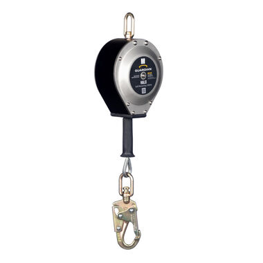Guardian Fall Protection Class 1, 25 ft Halo Web SRL with Steel Snap Hook