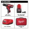 Milwaukee M12 3/8 in. Drill/Driver Kit, small