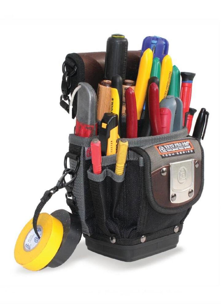 Veto Pro Pac 3 Pocket Tool Pouch with Base, large image number 1