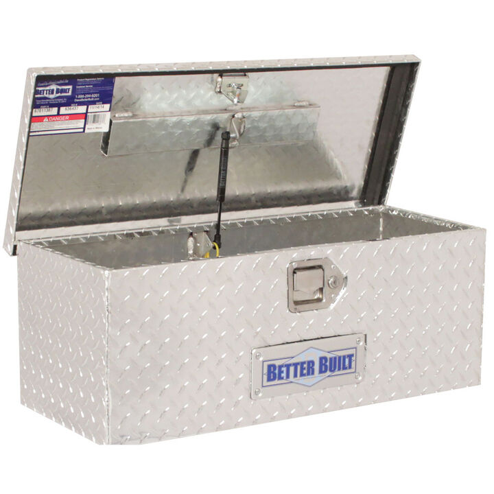Better Built 30in ATV Truck Box Brite Aluminum, large image number 1