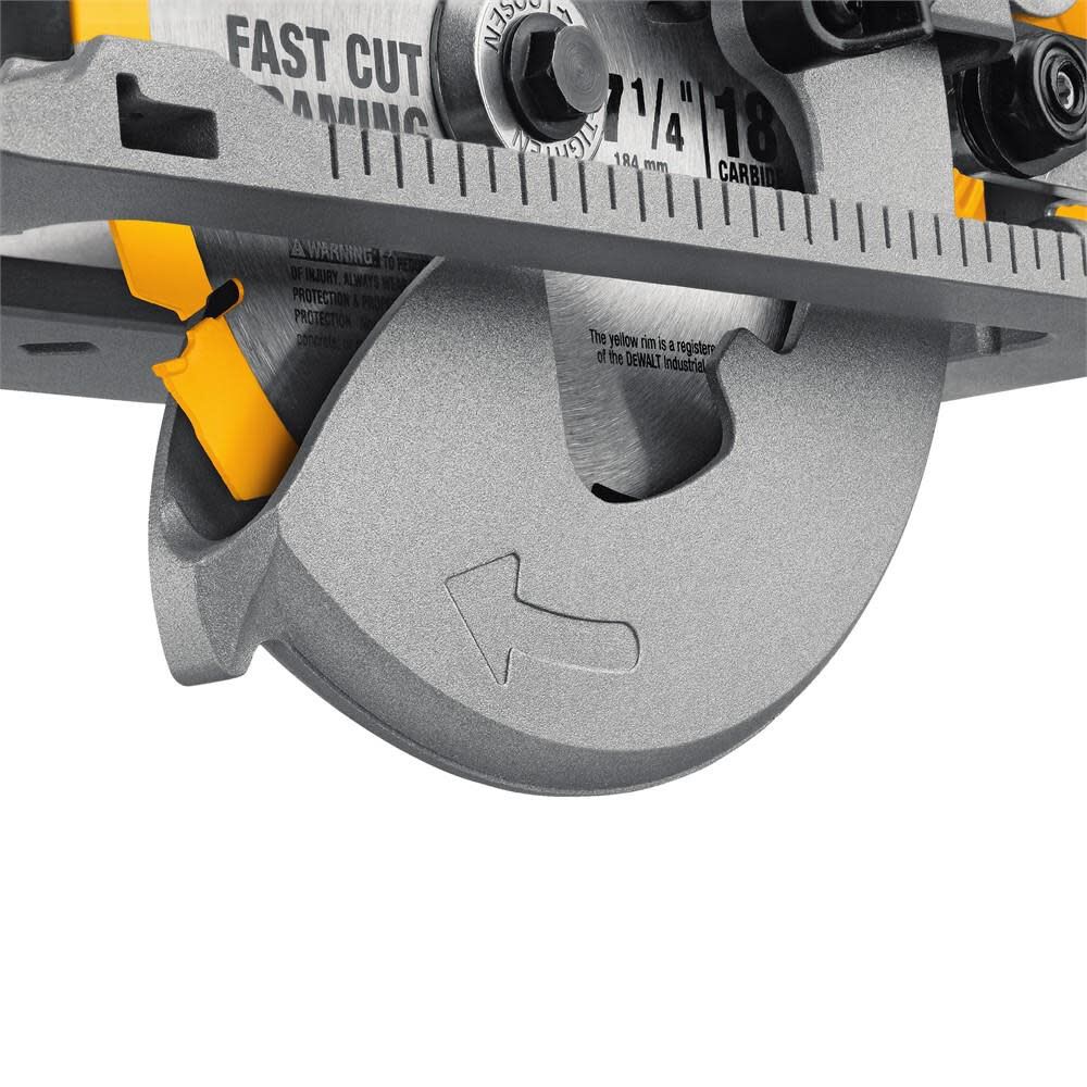 DEWALT 71/4In (184mm) Worm Drive Circular Saw with Electric Brake