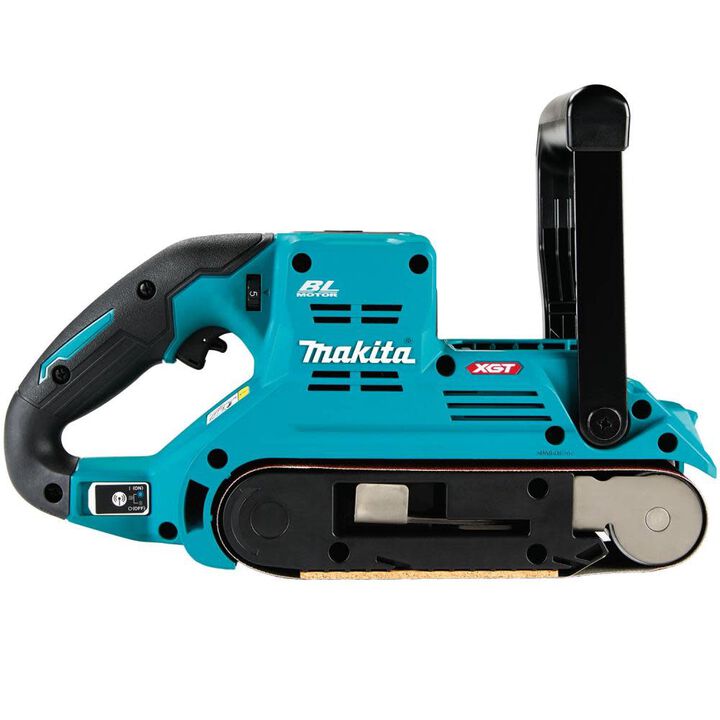Makita 40V max XGT Brushless Cordless 3 Inch x 21 Inch Belt Sander (Bare Tool) 150 Grit Abrasive Belt (10 Pack) & 4Ah Battery Bundle, large image number 23
