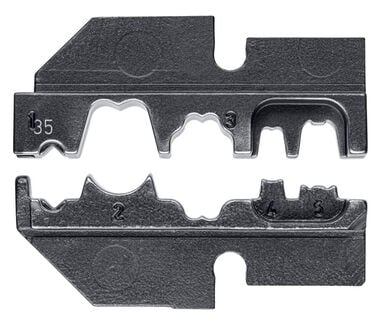 Knipex Crimping Die Set for Spark Plug Connectors and Distributors