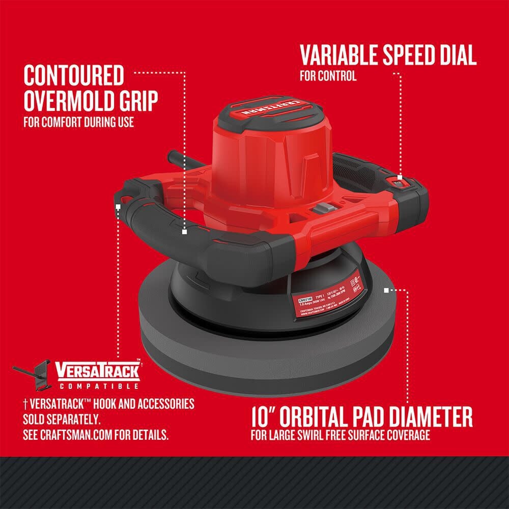 CRAFTSMAN Corded Orbital Polisher, large image number 2