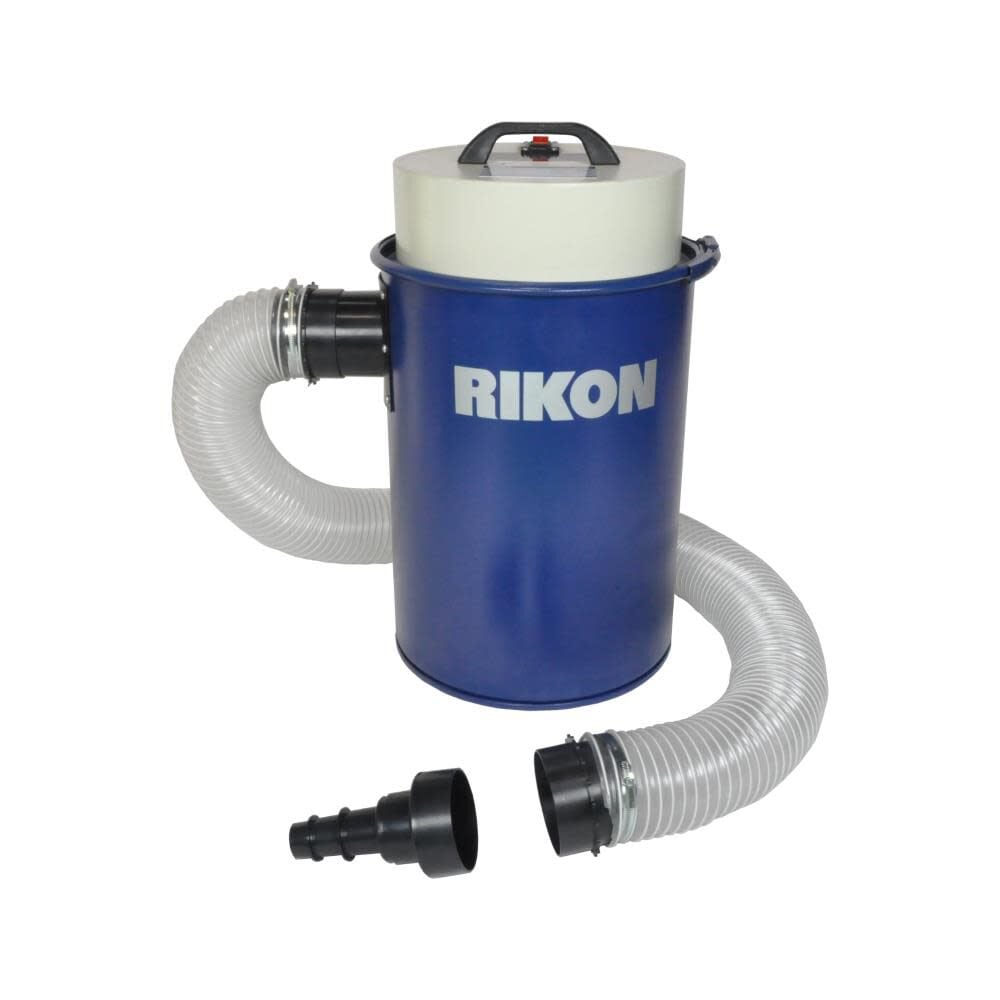 RIKON Dust Extractor with Fittings & Wall Mount 12 Gallon Capacity – 63-110