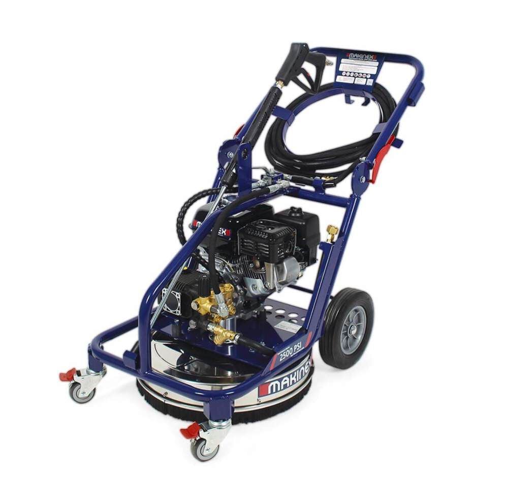 Makinex 2500 PSI 2.5 GPM Gas Cold Water Dual Pressure Washer with 3 Spray Tips – DPW-2500-0A-HU-50